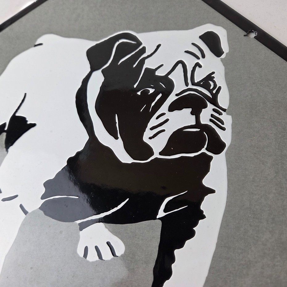Vintage Mack Trucks Sign – Diesel Bulldog Gas Service Porcelain Sign
