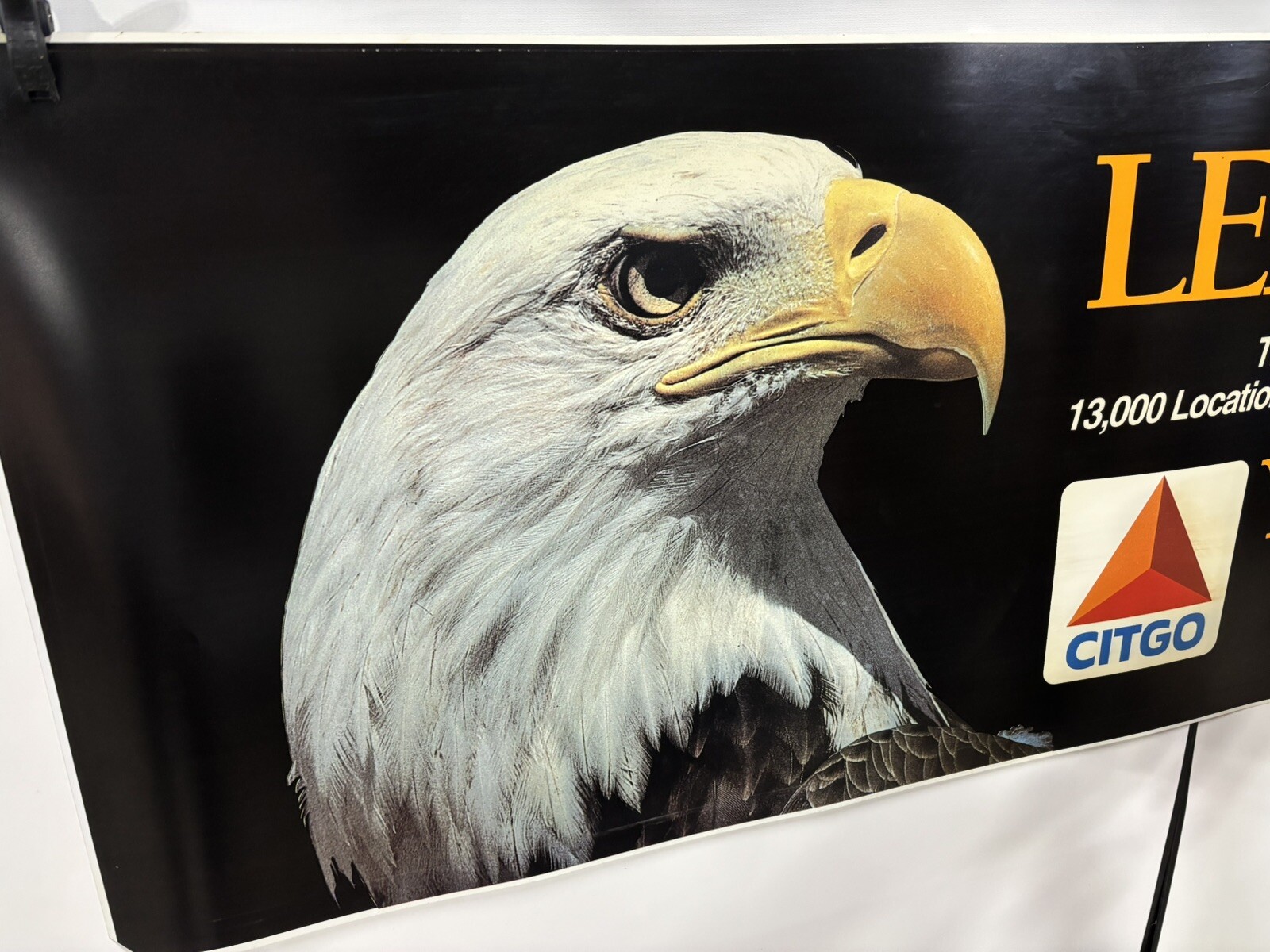 6 Feet Long by 23 in Wide Large Vinyl Banner Citgo Pole Gas Station Sign Poster