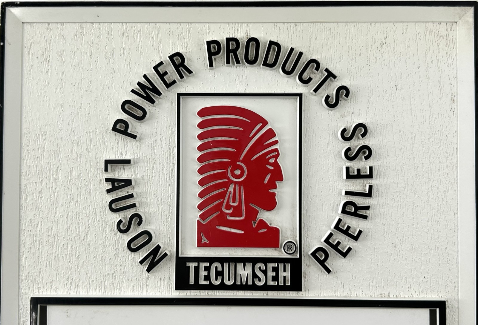 Vintage Tecumseh Engines Plastic Sign – SHOW N SELL Signs – Milwaukee, WI