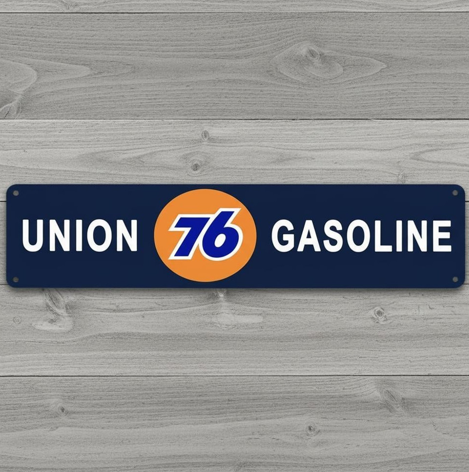 Union 76 Gasoline 18″ x 4″ Novelty Metal Sign USA Made New!