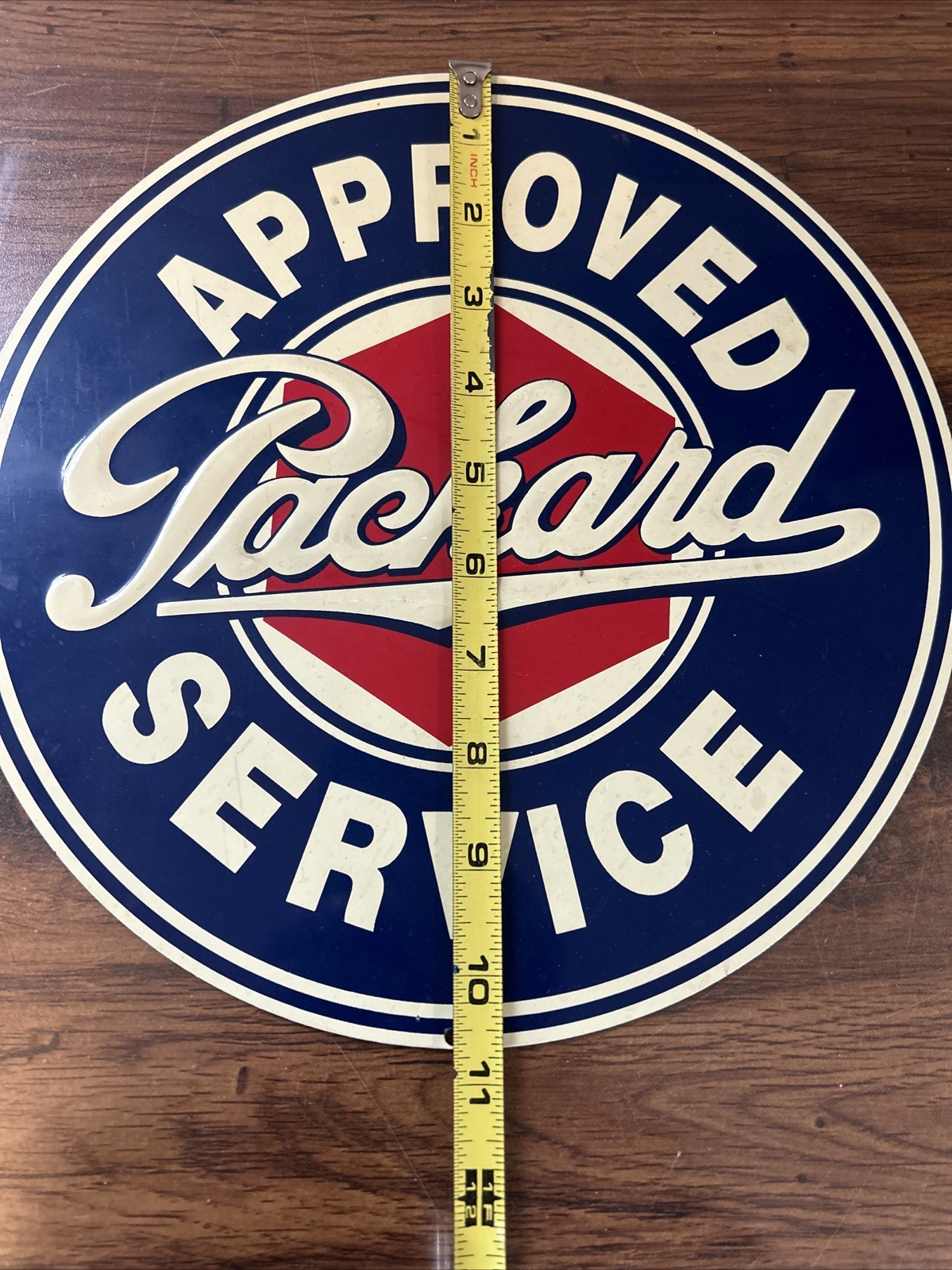 Packard Approved Service Aluminum Metal Sign / Remake and in Good condition