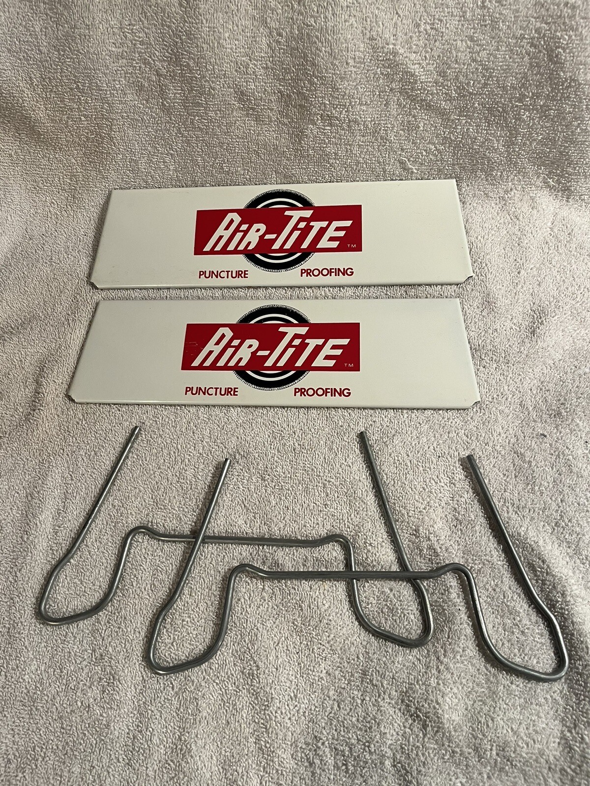 NOS Vintage Air-Tite Tire Stand Rack Sign