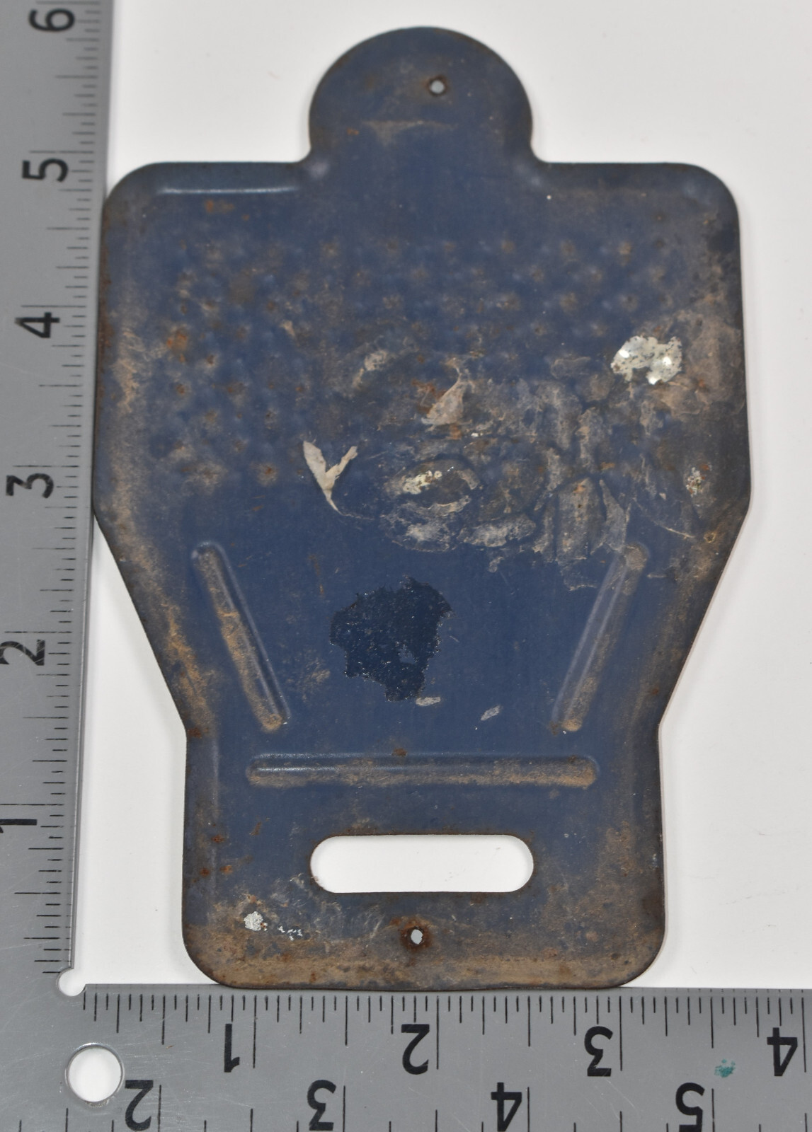 Vintage En-Ar-Co Motor Oil Advertising License Plate Topper