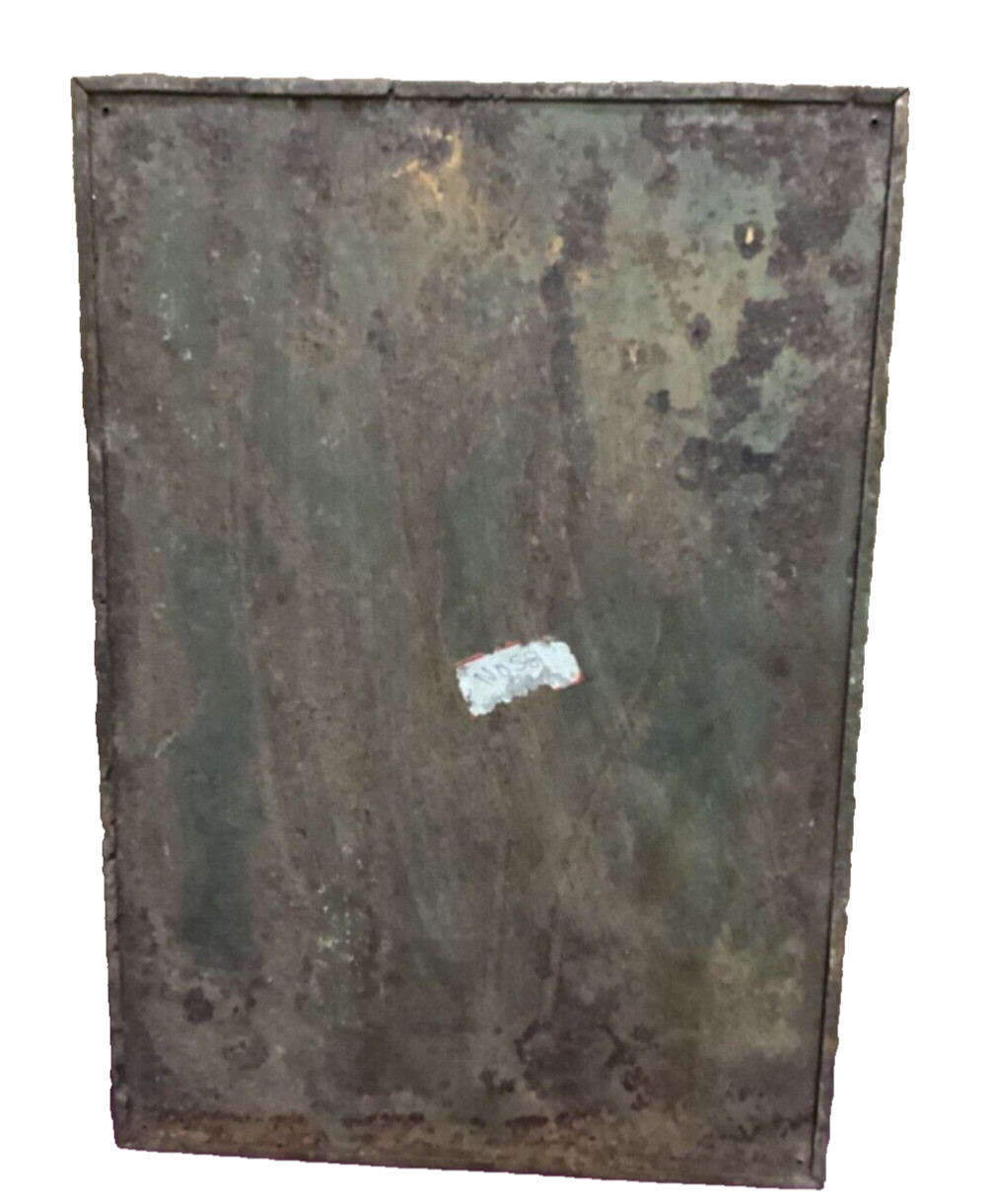 Vintage Radius Lantern 110 Shut Valve Kerosene Advertising Painted Tin Signboard
