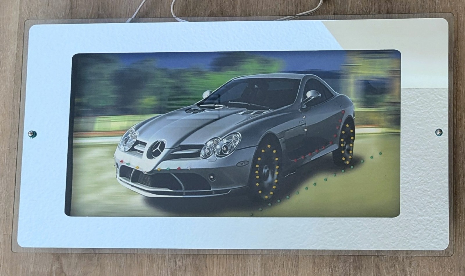 Mercedes Benz SLR McLaren LED Neon Sign Light Lamp Advertising Motion Display