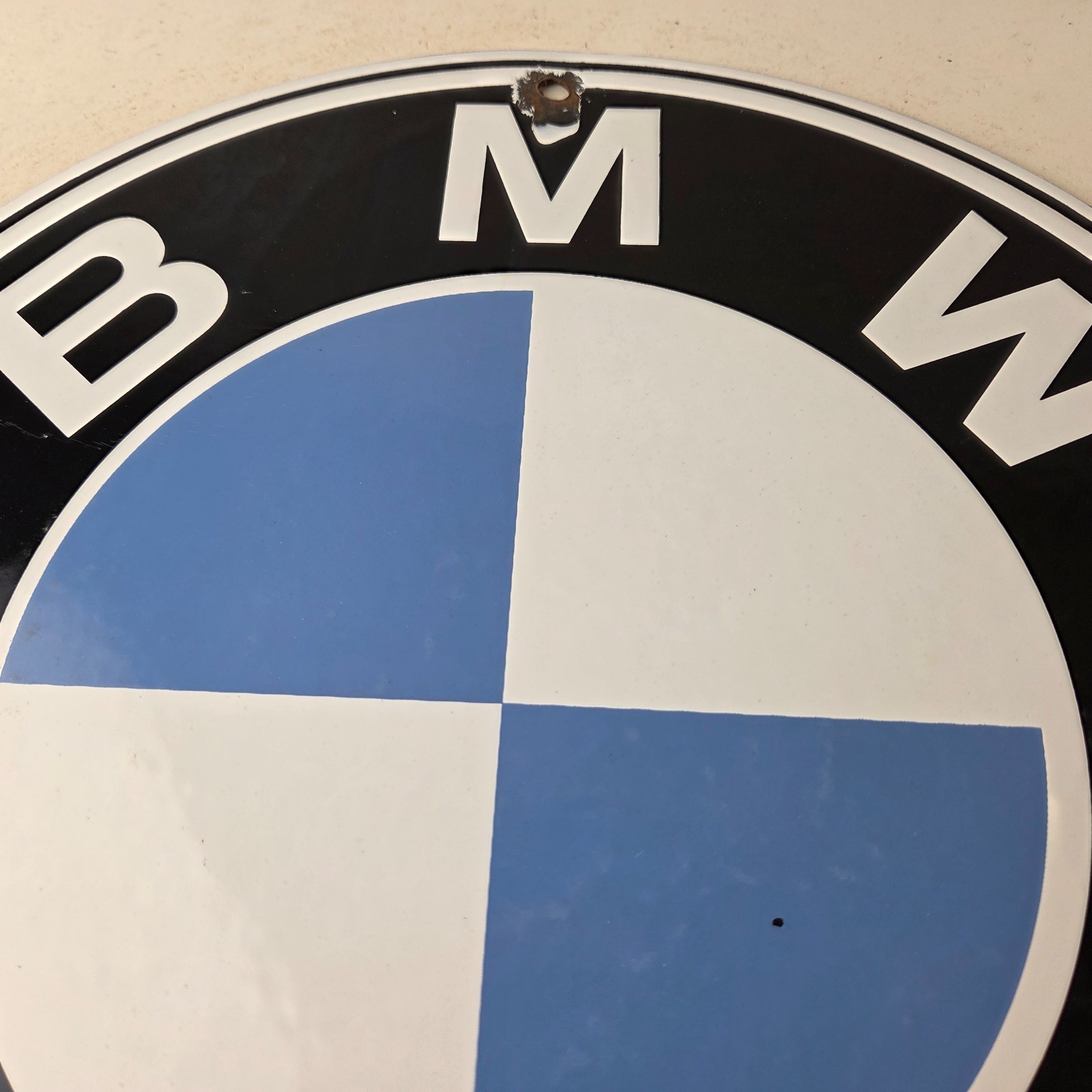 Vintage BMW Automobiles Sign – Porcelain International Garage Shop Gas Pump Sign
