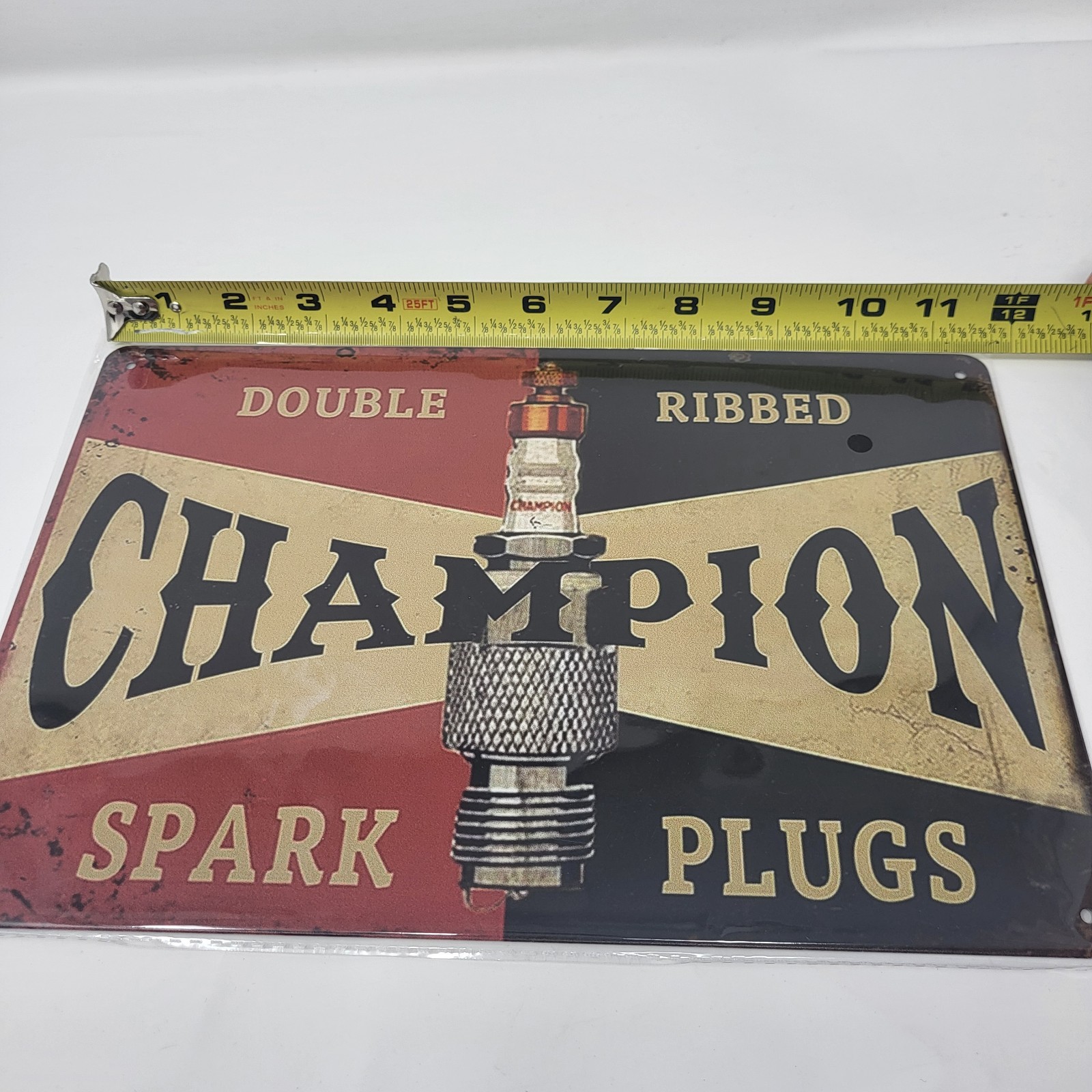 Champion Spark Plugs Metal Garage Mancave Workshop Retro Vintage Look Signs