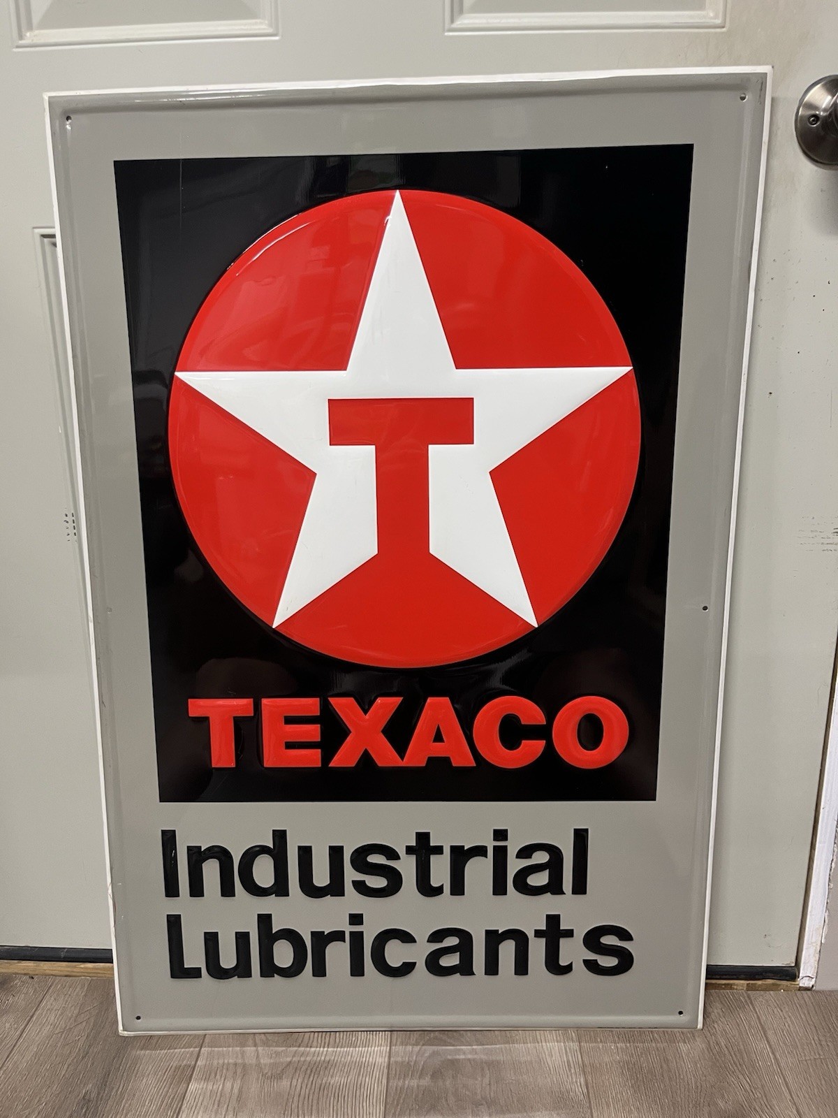 Vintage Texaco Industrial Lubricants Sign