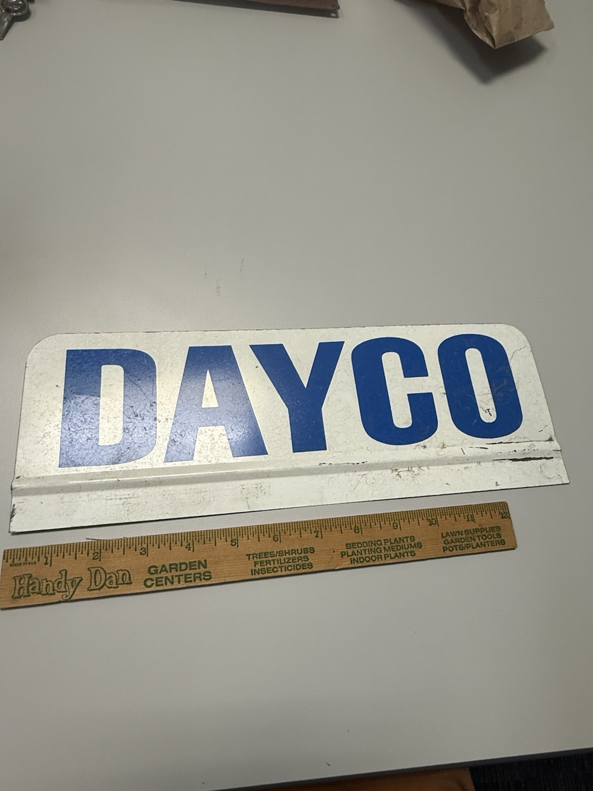 Dayco Old Vintage Belts Hoses Car Part Oil Gas Service Station Tin Metal Sign