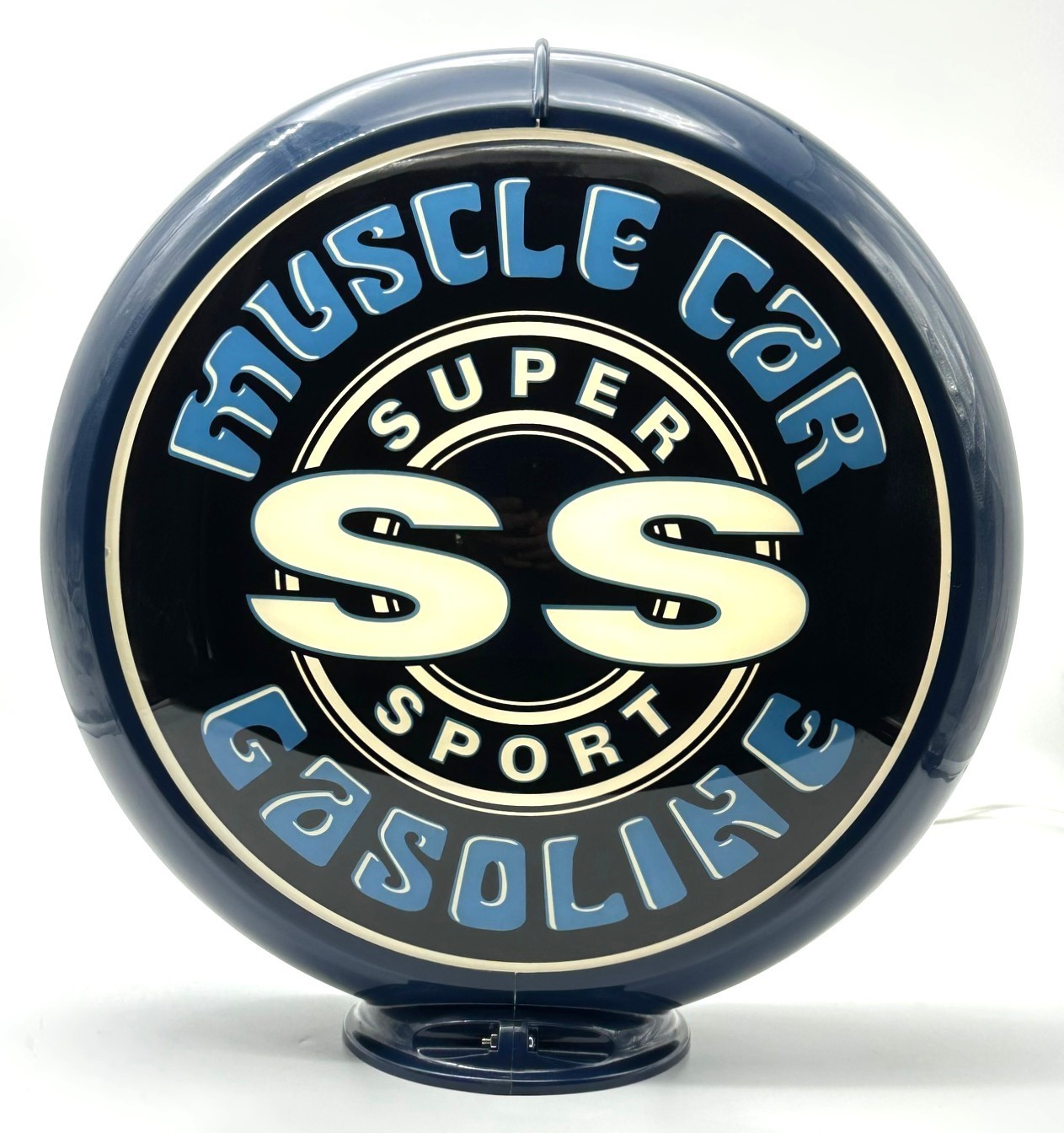 NEW SS MUSCLE CAR GASOLINE 13.5″ Gas Pump Globe – CHEVY SS FANS CK THIS OUT!