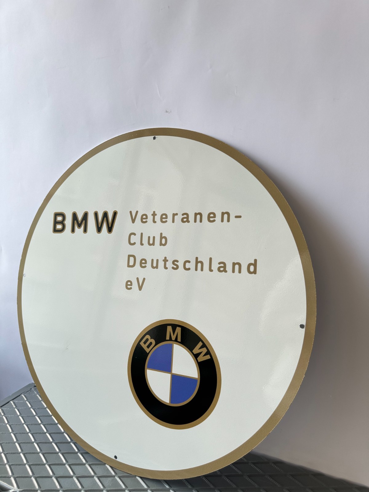 BMW Veteranen Club Deutschland e.V. Sign Official Heritage Emblem Metal Sign