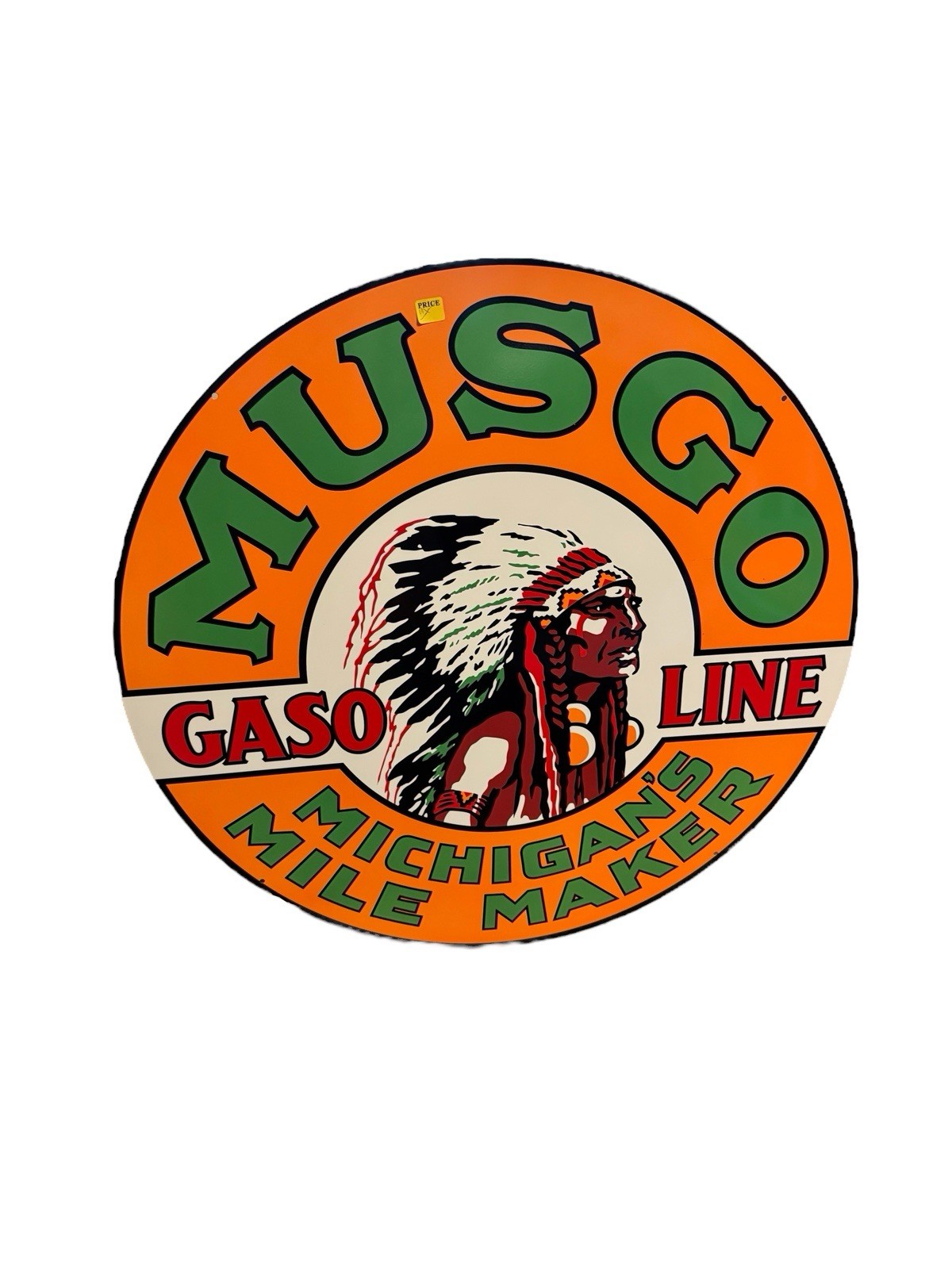 Musgo Steel 18 Gauge Sign