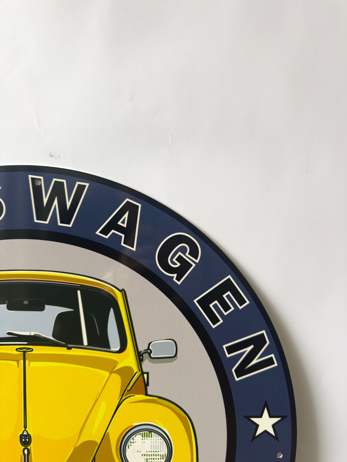 Volkswagen Beetle Service & Repair Heavy Metal Sign – XL 19.7″ (50cm)