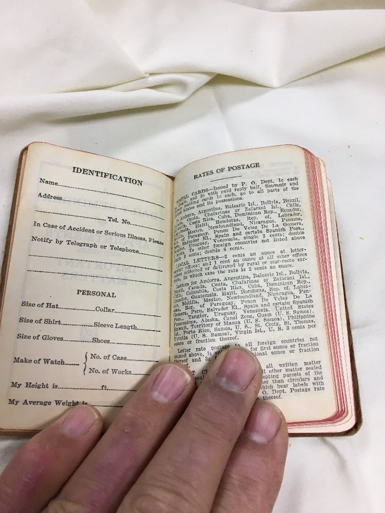 VINTAGE SHELL OIL-1942 SHELL Calendar Appointment BOOKLET