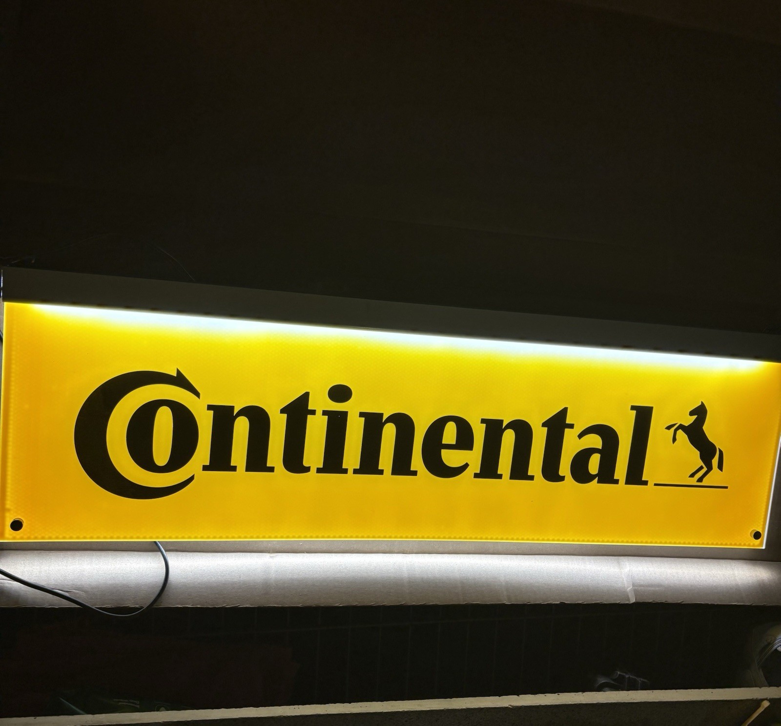 Continental Tire LED DOUBLE SIDED 36” X 11”Gas Station Display Window Sign