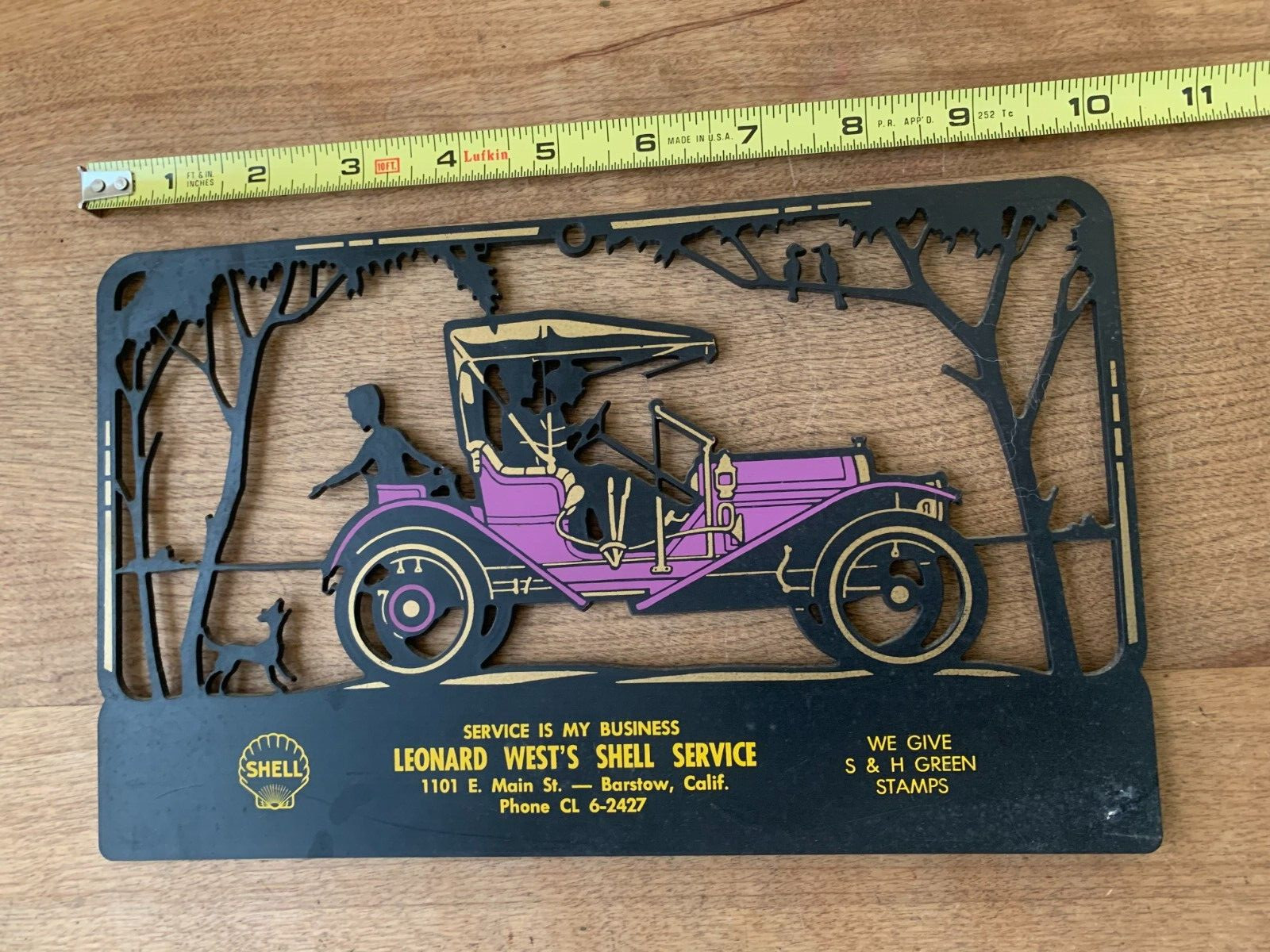 Gas Station Wall Hanging Advertisement – Barstow, CA – New