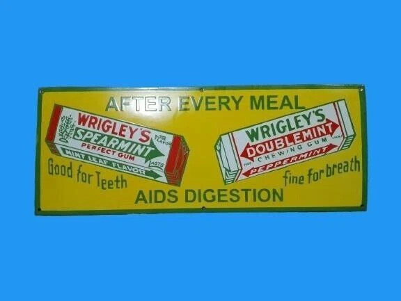 PORCELAIN ERIGLEY’S ENAMEL SIGN 36X12 INCHES