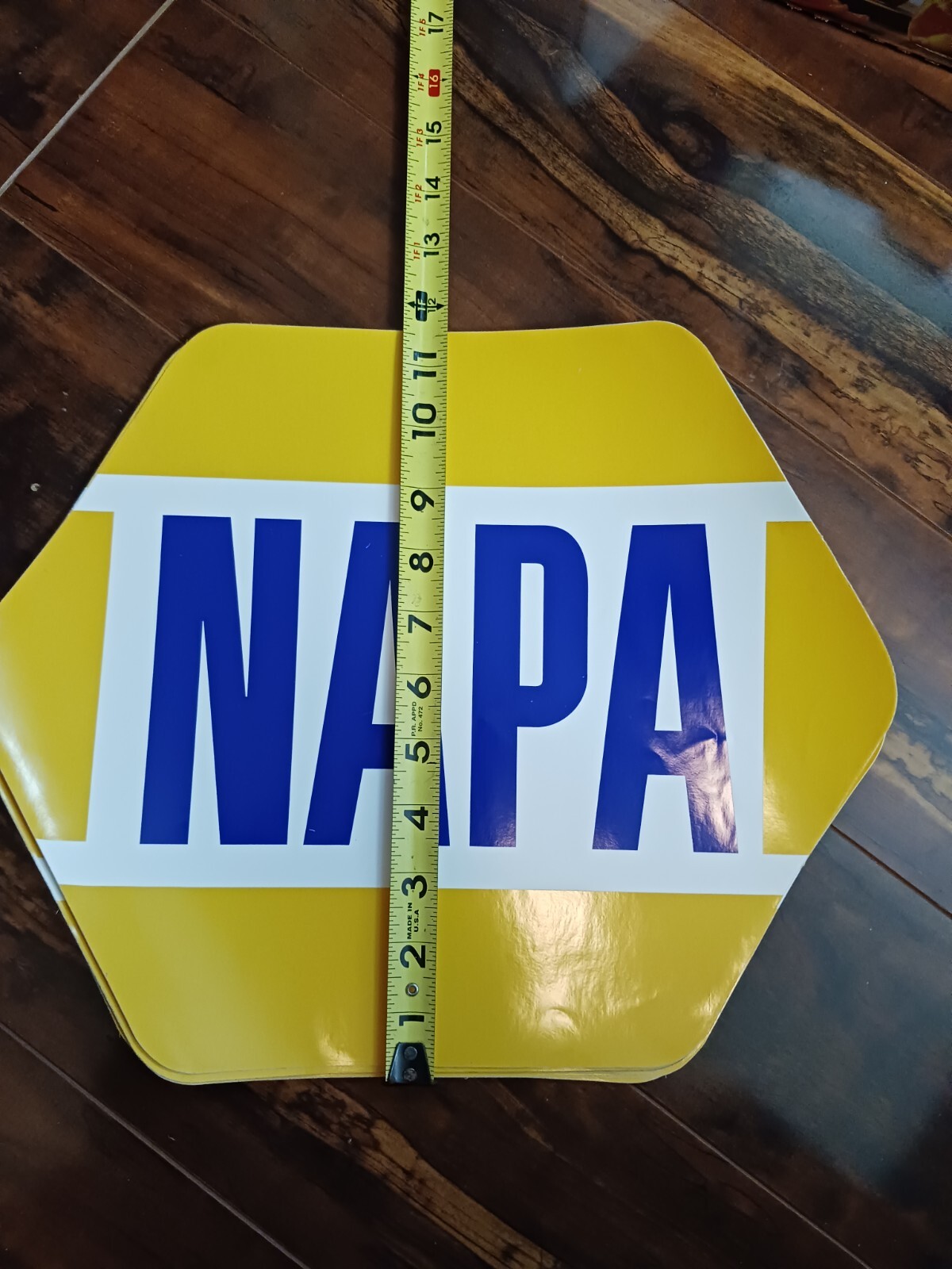 Vintage Old Stock NAPA Auto Parts Store Window Sign Decal Sticker Advertising 14