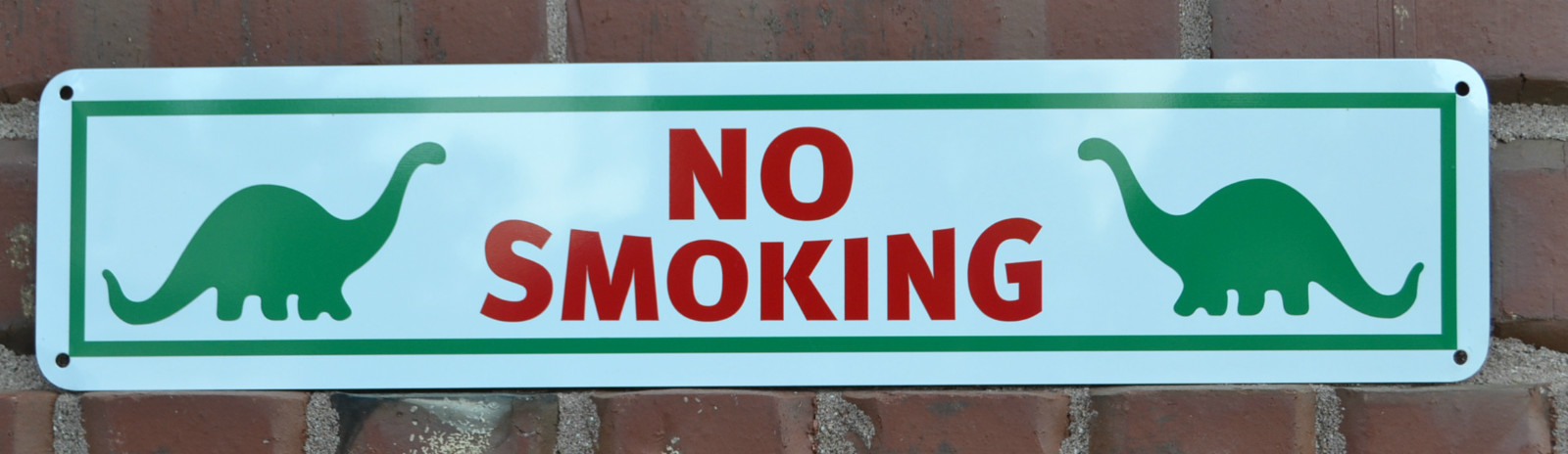 Sinclair NO SMOKING Sign Gas Station DINO pump SIGN Advertising Collectable 10da