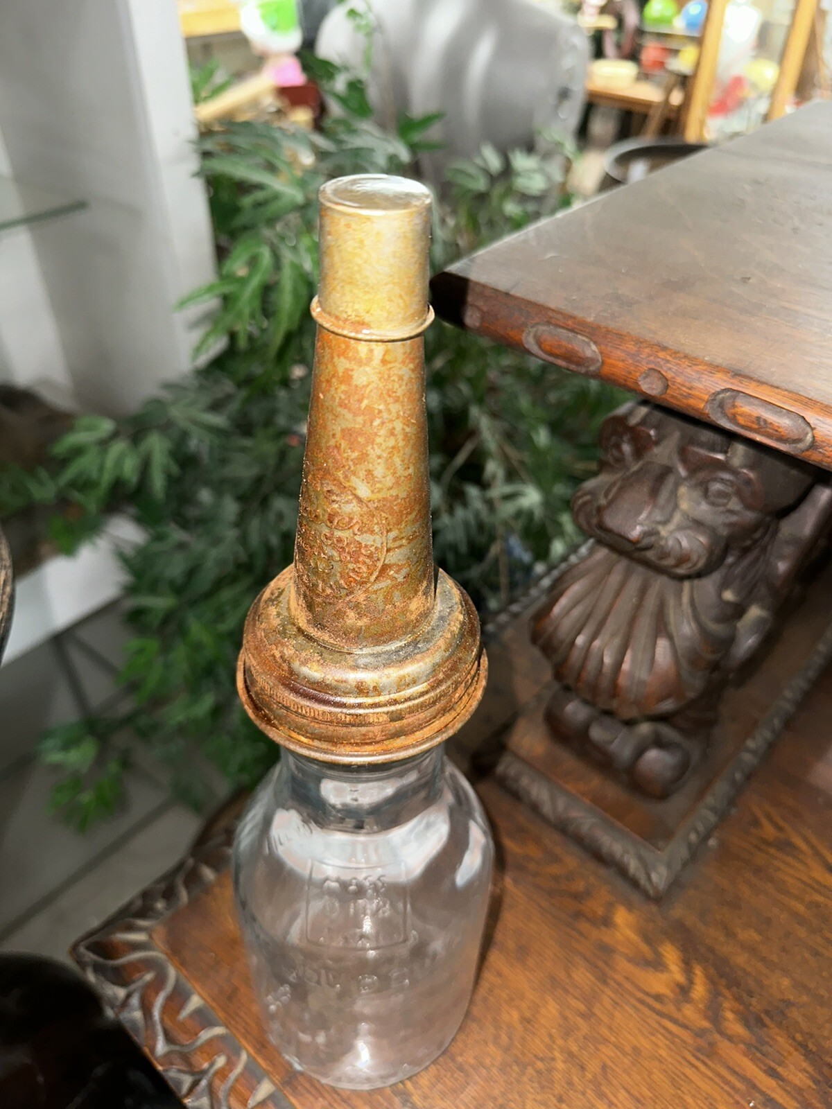 Johnson Mobile gas oil advertising Bottles