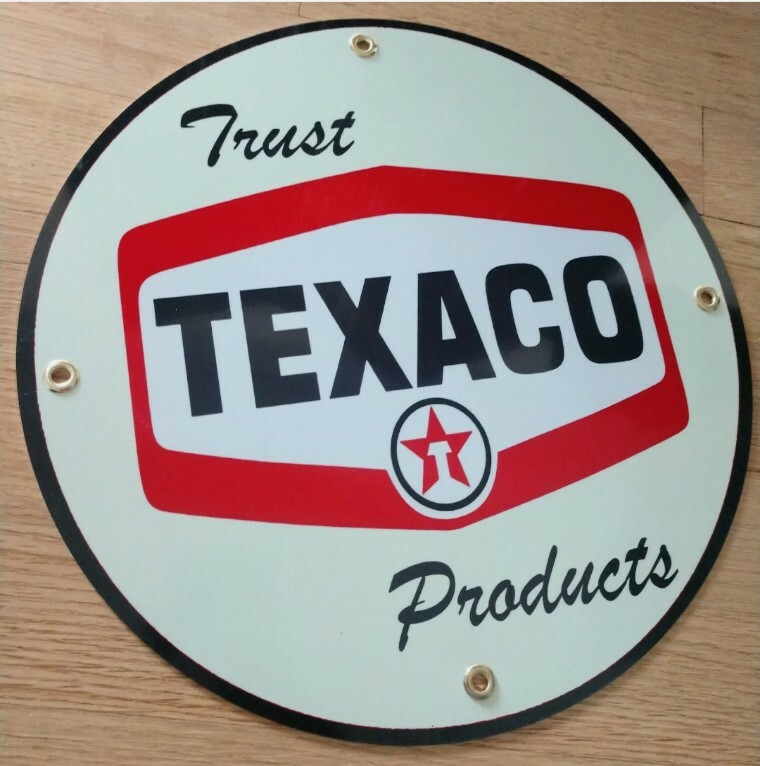 Texaco Gasoline Gas Oil Sign