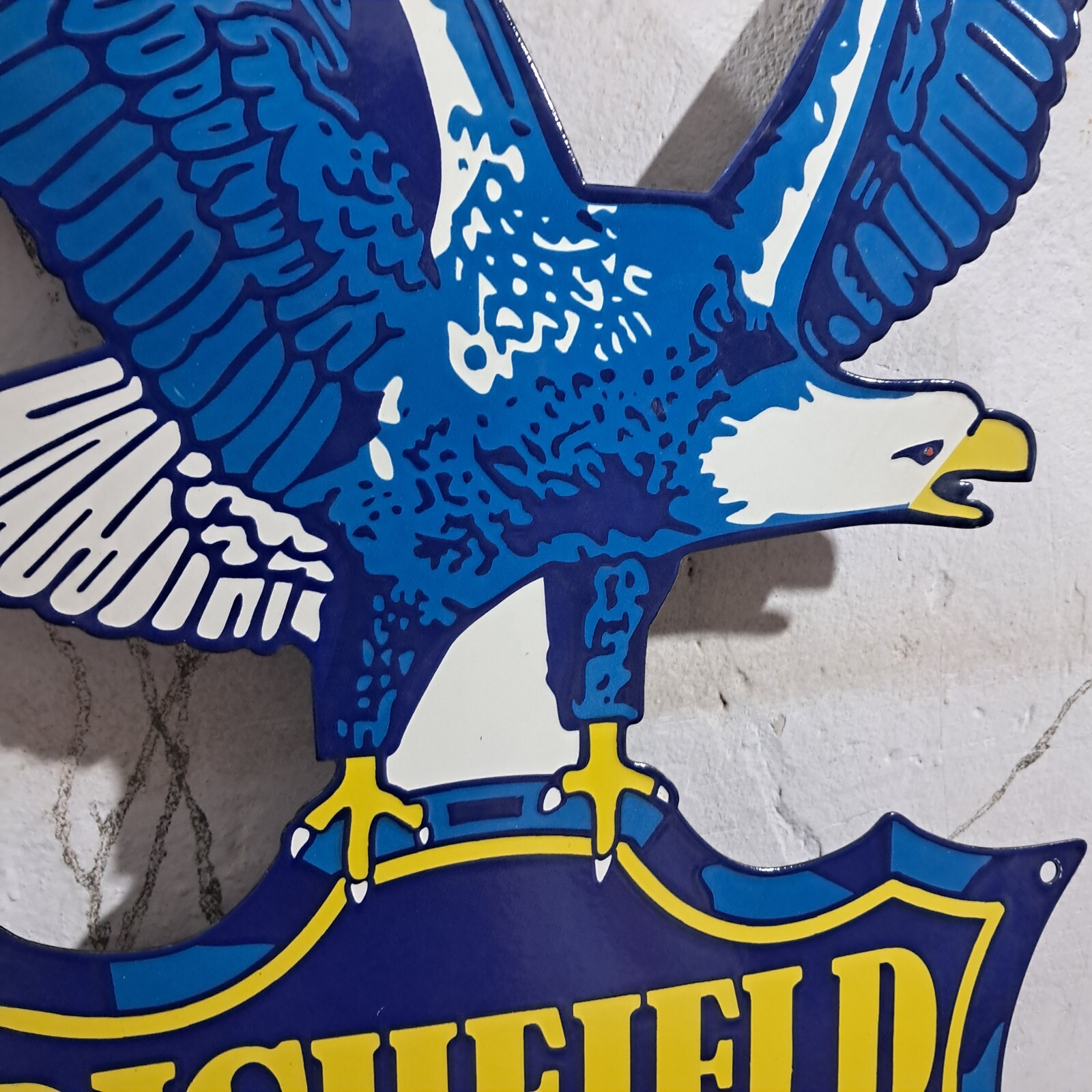 Richfield Porcelain Enamel Sign 30 x 25 Inches 1 Sides