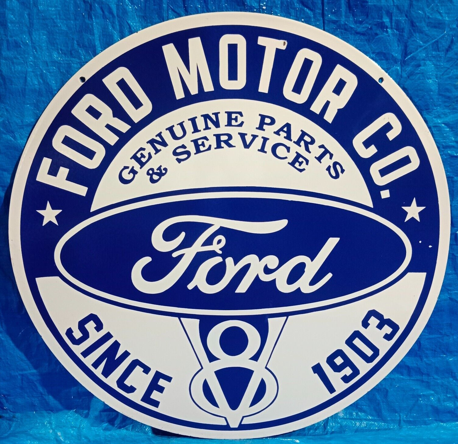 2 Porcelain Enamel Sign, More Details In Description