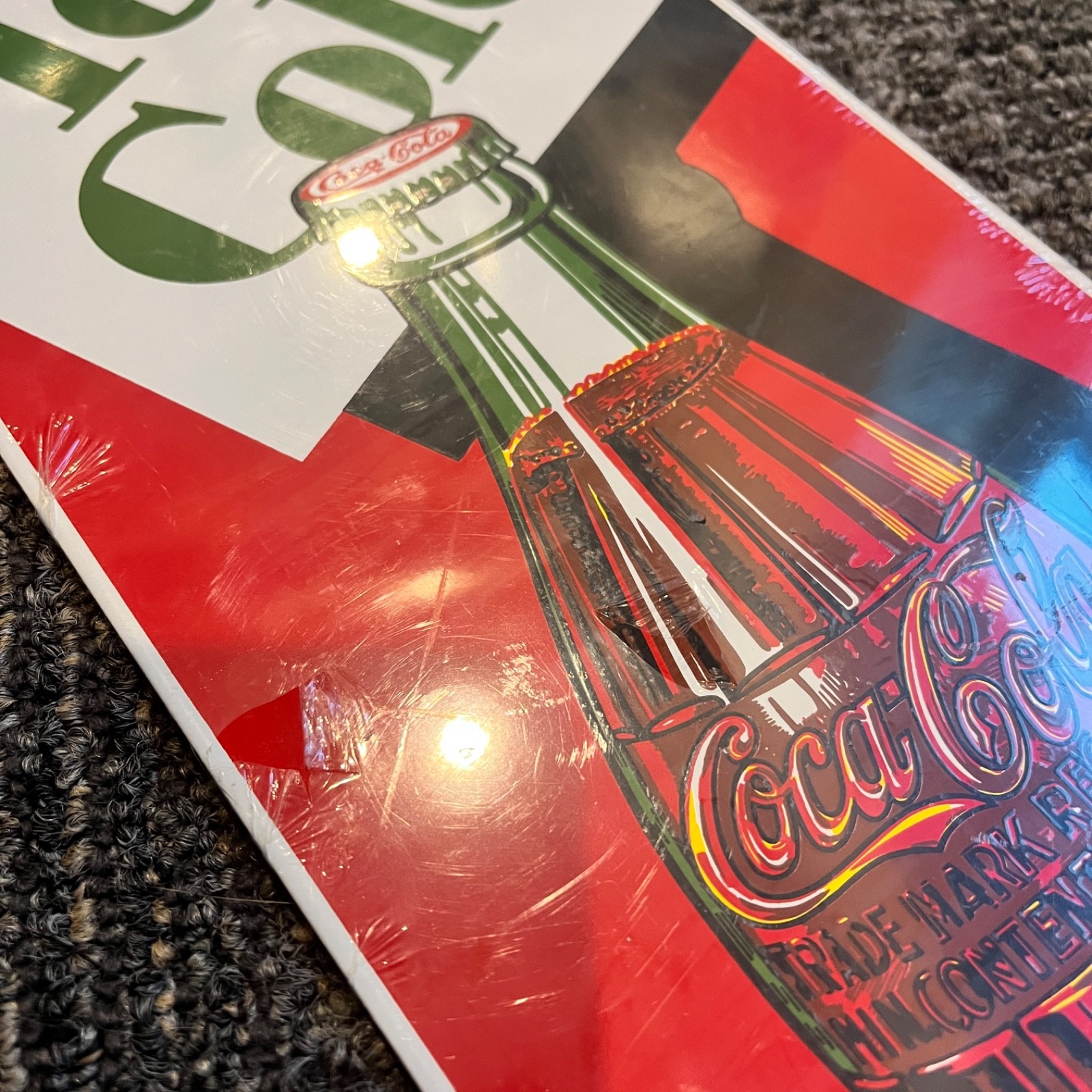 ICE COLD COCA-COLA PORCELAIN ADVERTISING SIGN