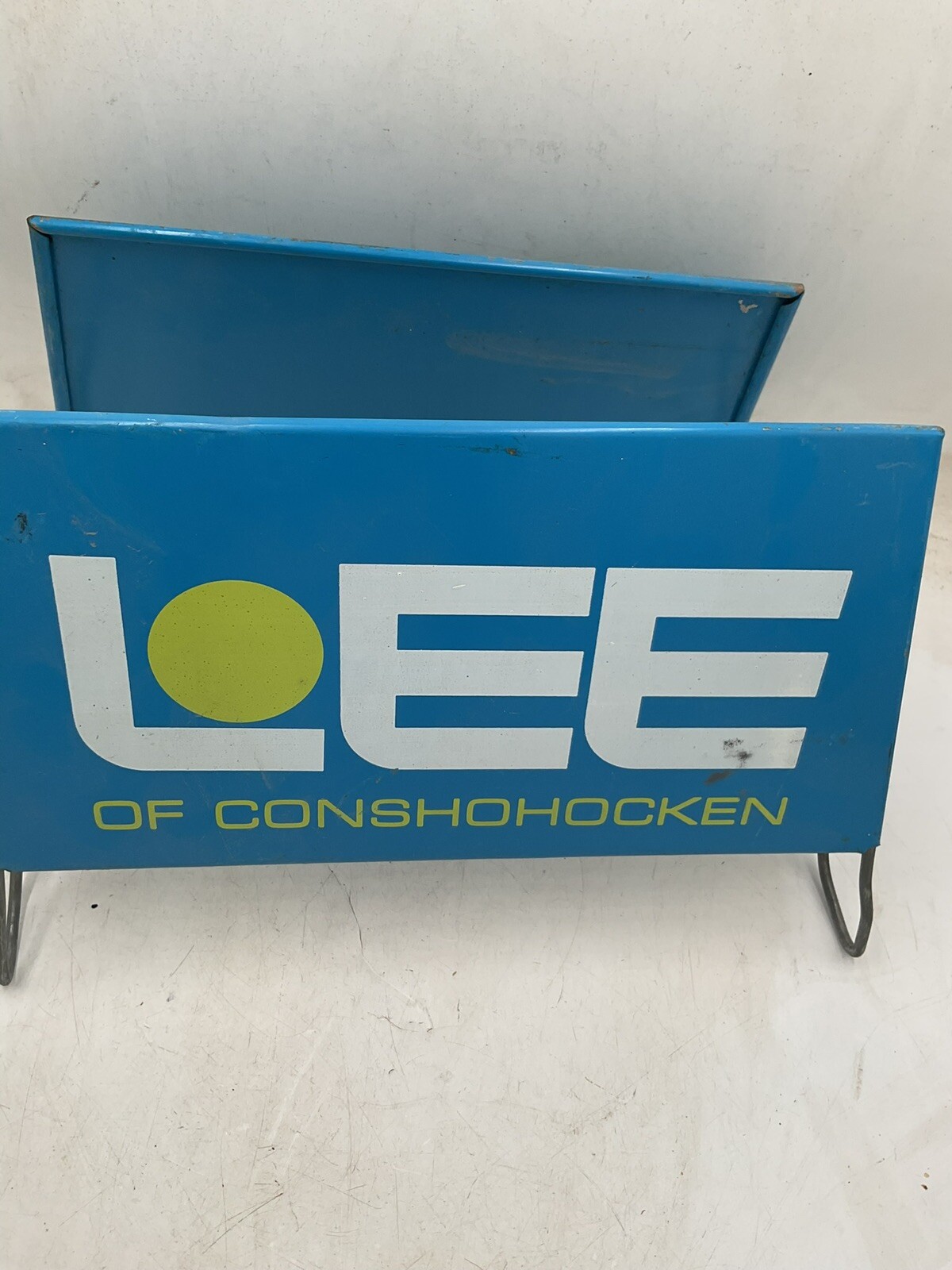 vintage Lee Tires of Conshohocken old gas station tire display advertising sign