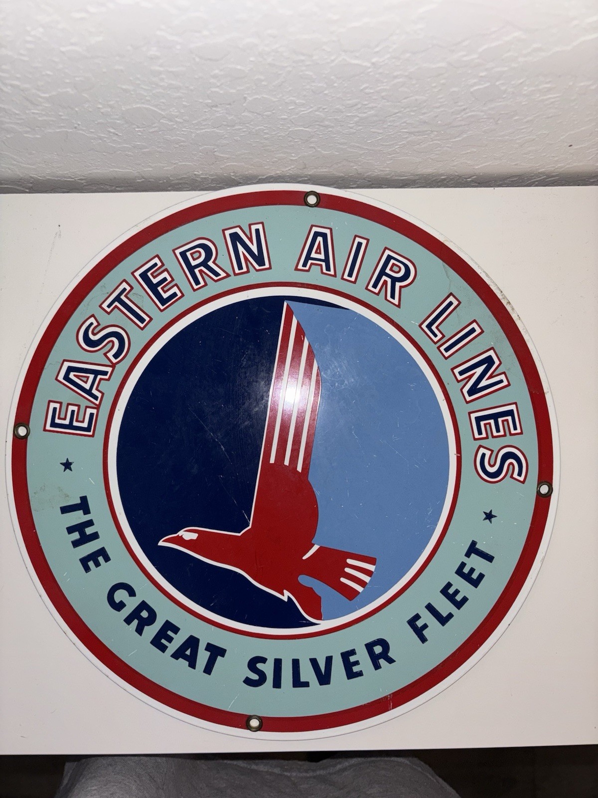 Vintage Eastern Air Lines “The Great Silver Fleet” Luggage Label Decal