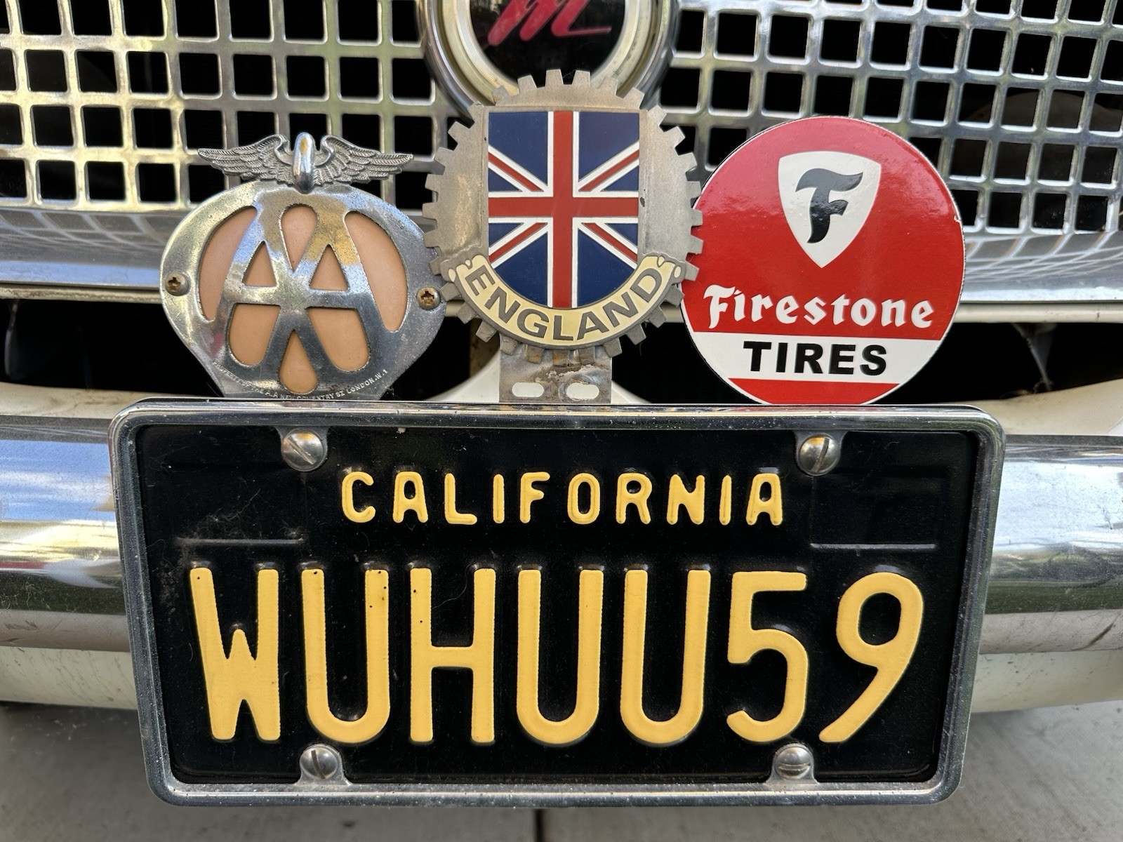 FIRESTONE TIRES PLATE TOPPER PORCELAIN SIGN DIE CUT HEAVY GAUGE STEEL GAS & OIL
