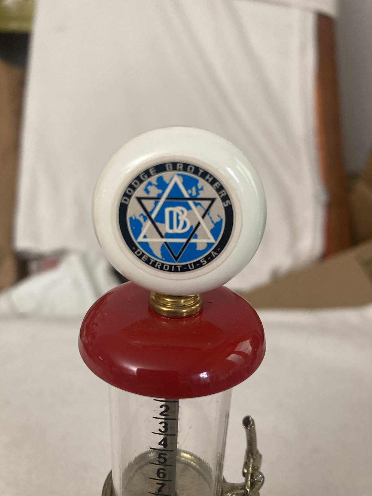VINTAGE DODGE BROTHERS 8″ TALL DIECAST GAS PUMP