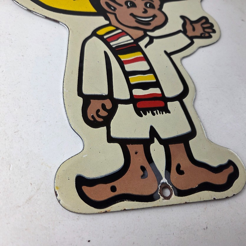 Vintage Taco Bell Sign – Fast Food Diner Gas Pump Porcelain Sign