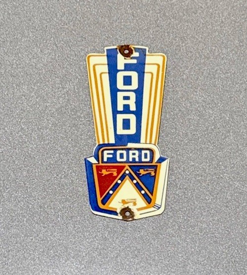 VINTAGE FORD SERVICE DEALERSHIP PORCELAIN SIGN GAS CAR TRUCK OIL MOTORCYCLE
