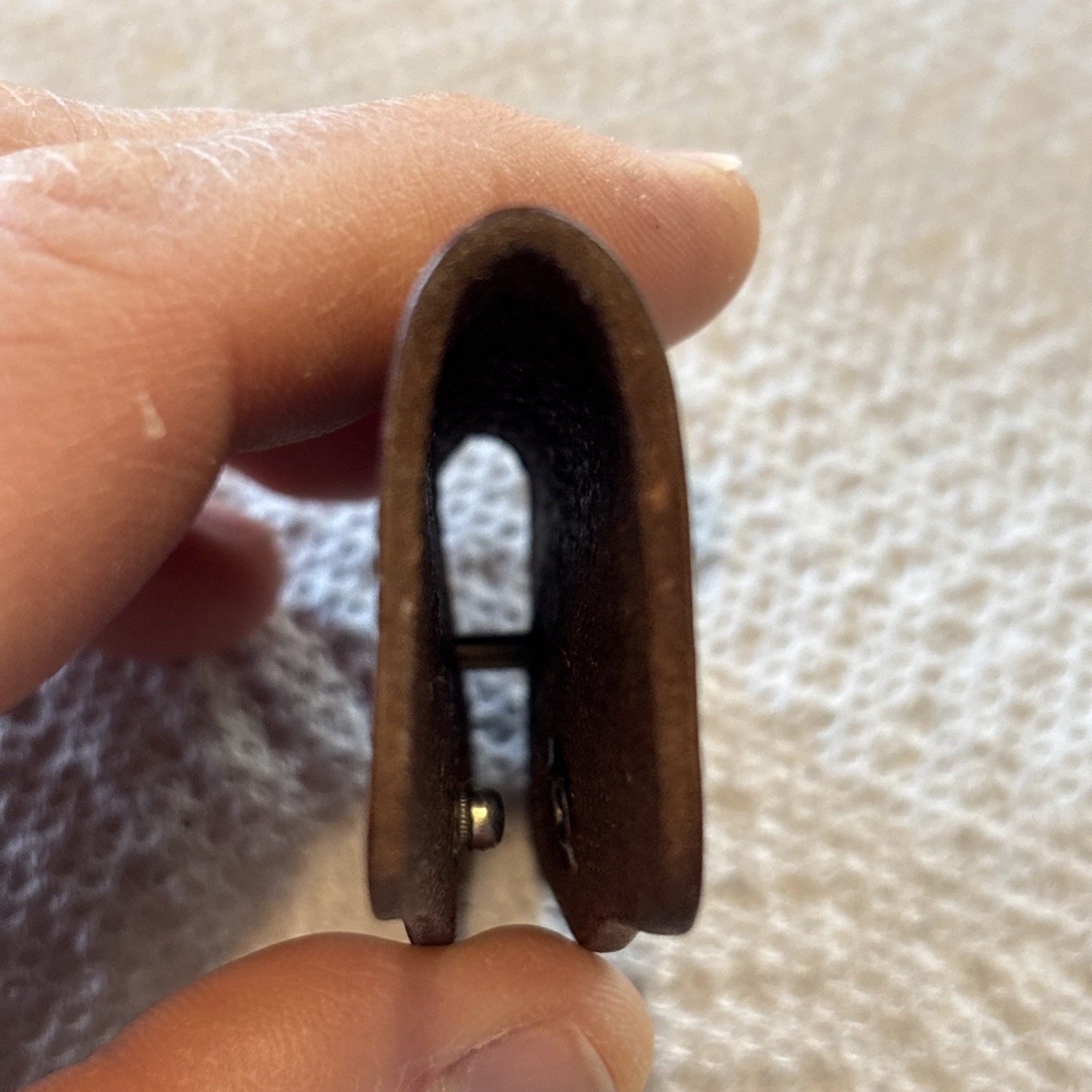 Vintage Fisk Tires Gustason Supply Auto Leather Key Holder Keychain St Paul