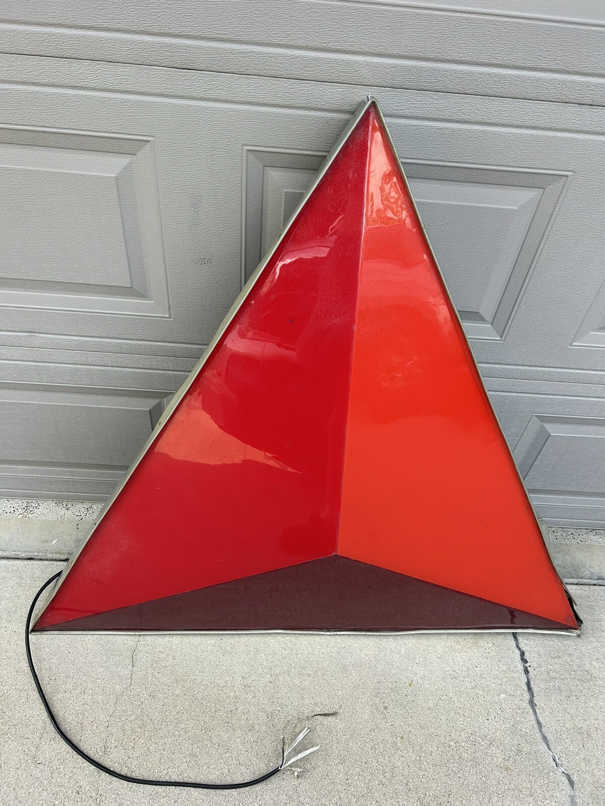 Vintage Gas Service Station Sign Famous CITGO Trimark Logo 28 1/2” Electric