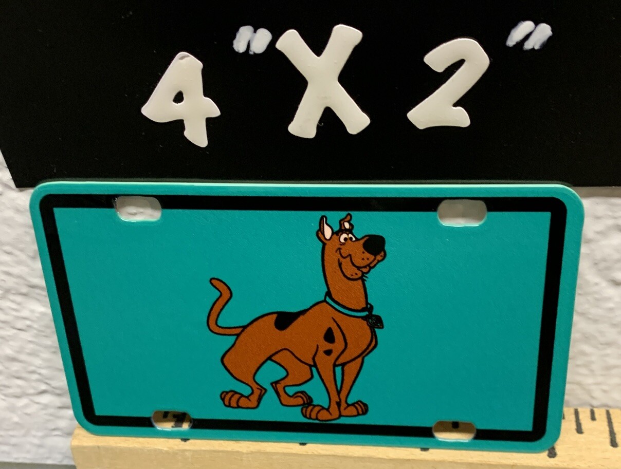 SCOOBY DO Bicycle Plate Metal Sign Cartoon Character TV Show Comics Gas Oil