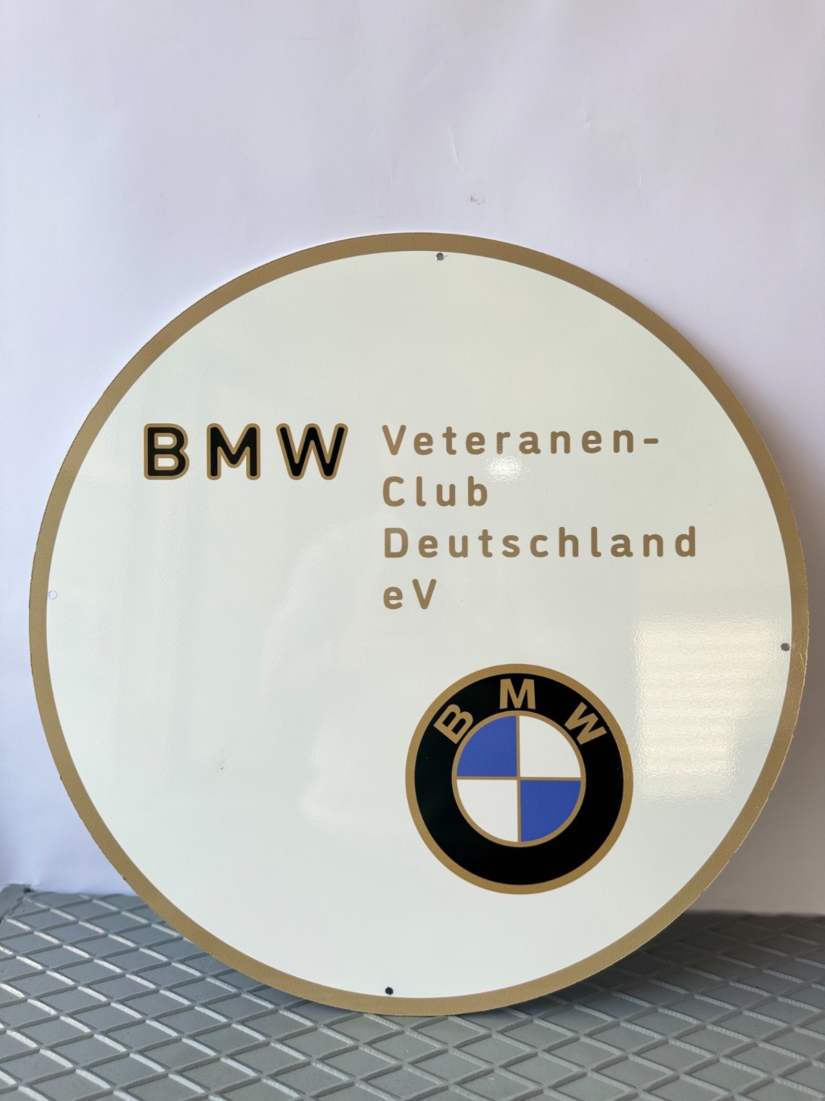 BMW Veteranen Club Deutschland e.V. Sign Official Heritage Emblem Metal Sign