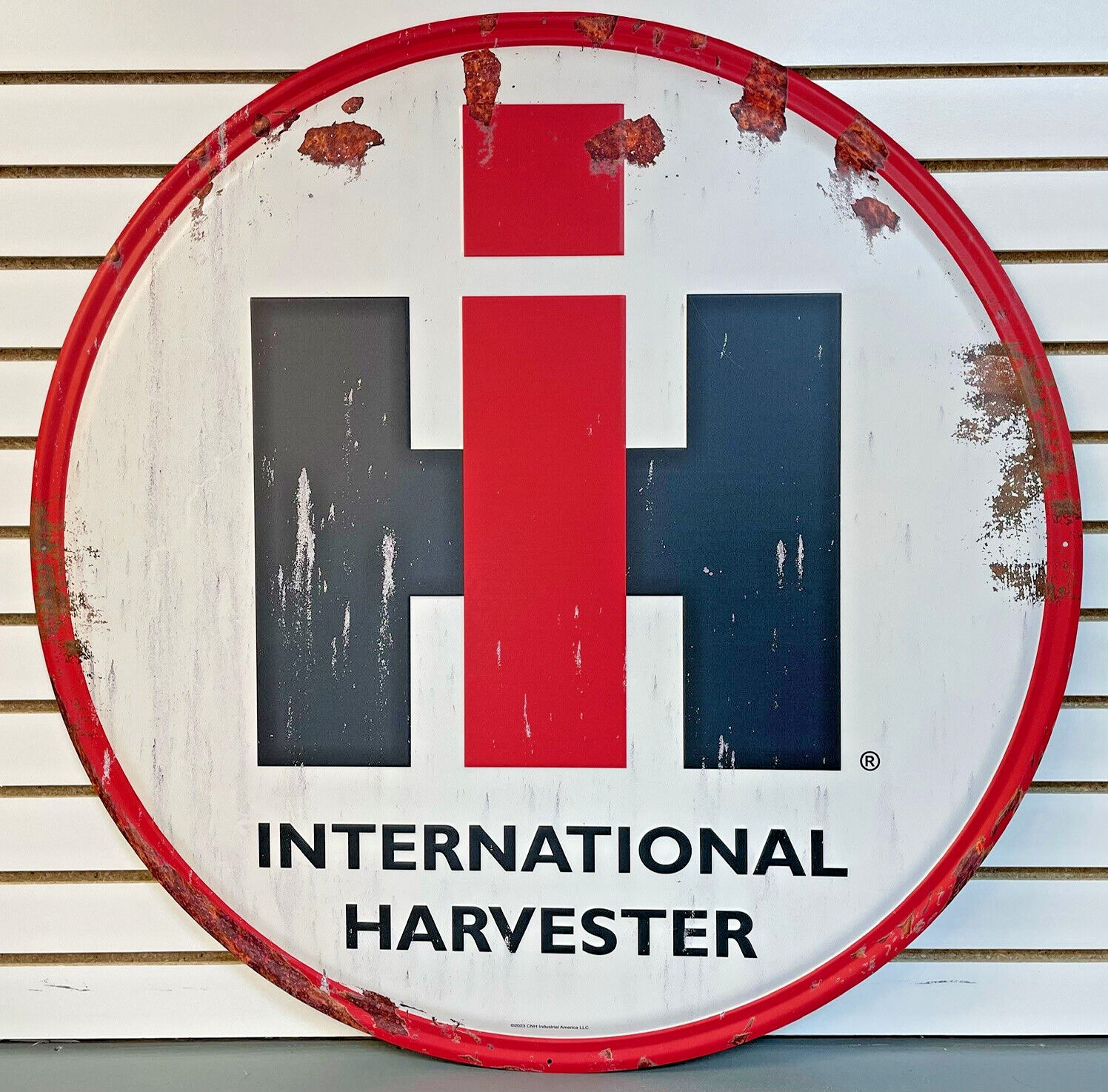 LARGE 36″ International Harvester IH Logo Farming / Tractor Metal Sign – 42080