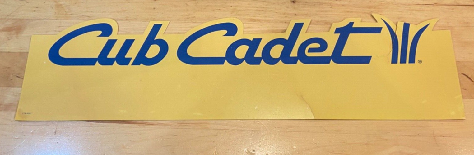 Original Cub Cadet Vintage circa 1980’s plastic Dealership Advertising Sign IH
