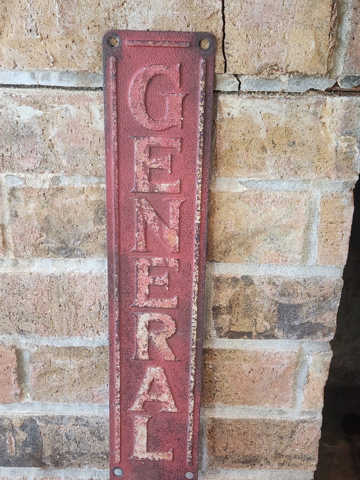 Vintage 1930’s General Motors GM Tractor Truck Emblem Nameplate Sign