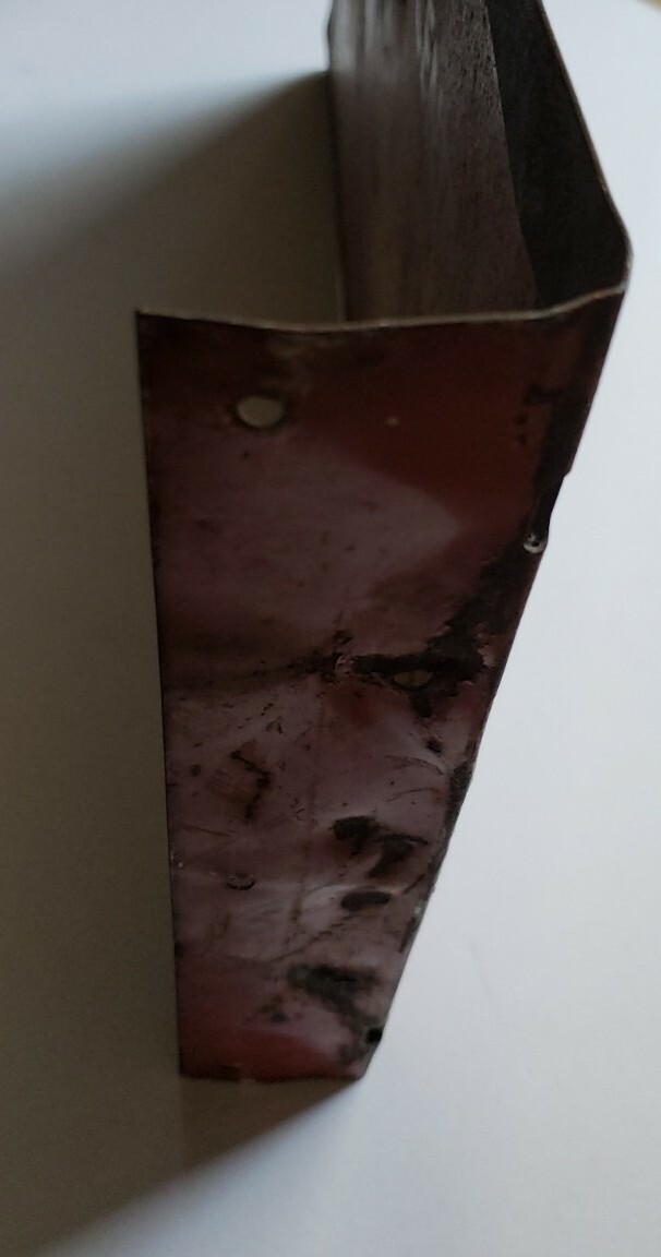 Remington Chain Saw Service Center Flange Style DOUBLE SIDED Vintage Rusty