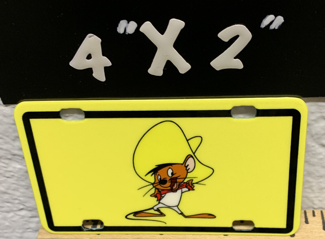SPEEDY GONZALES Bicycle Plate Metal Sign Cartoon Character TV Show Comics Gas