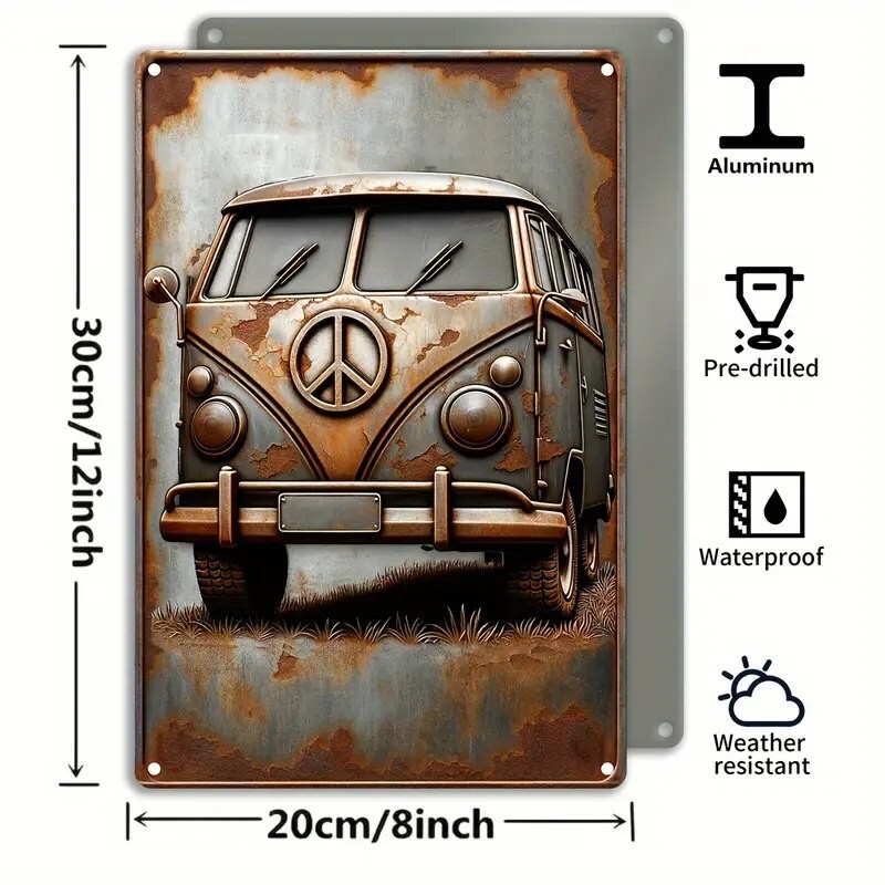 NEW VW Split Window Bus Sign
