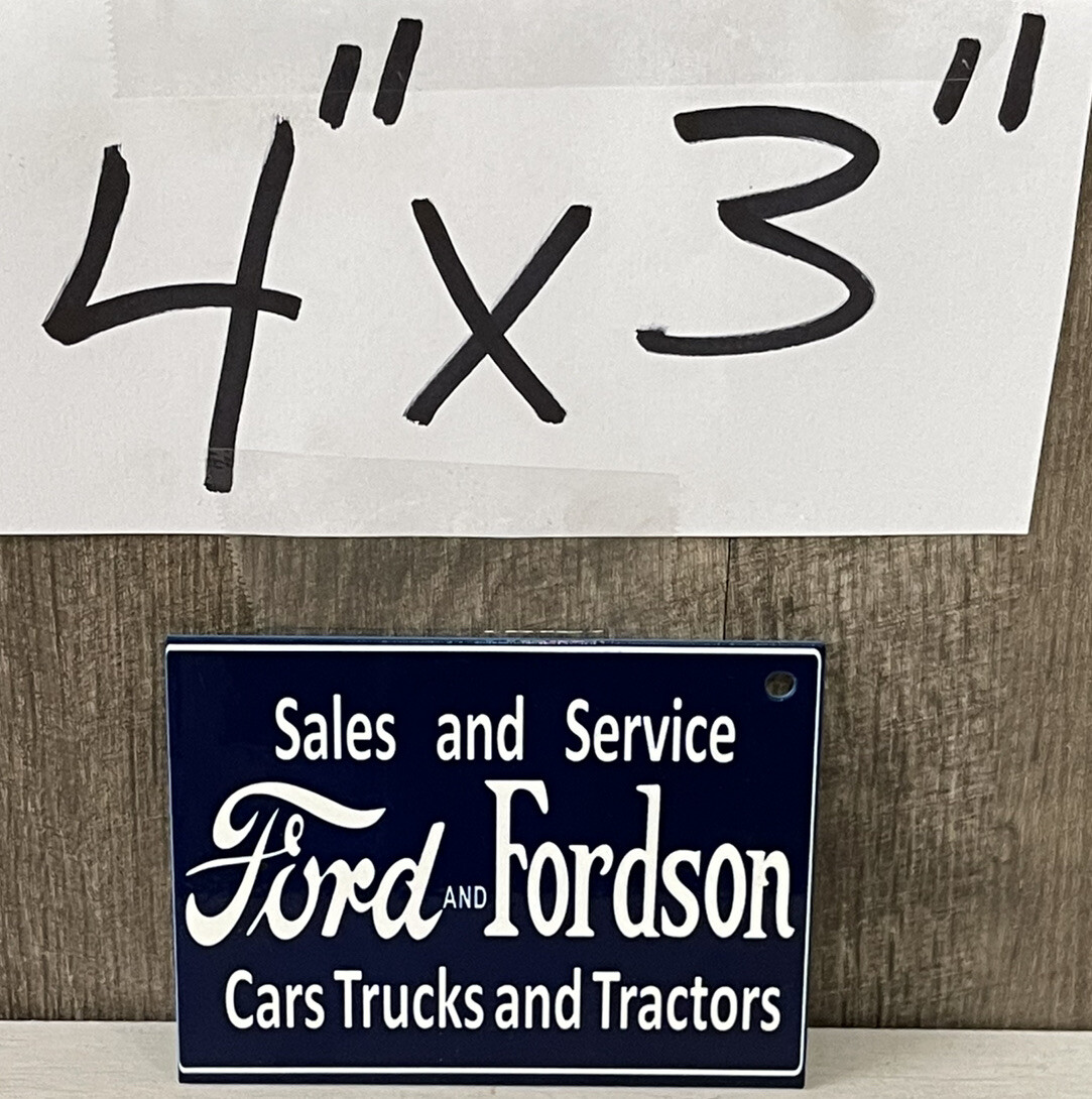 Ford Fordson Sales Service Magnet Truck Gas Oil Cars Trucks Tractor Diesel Sign