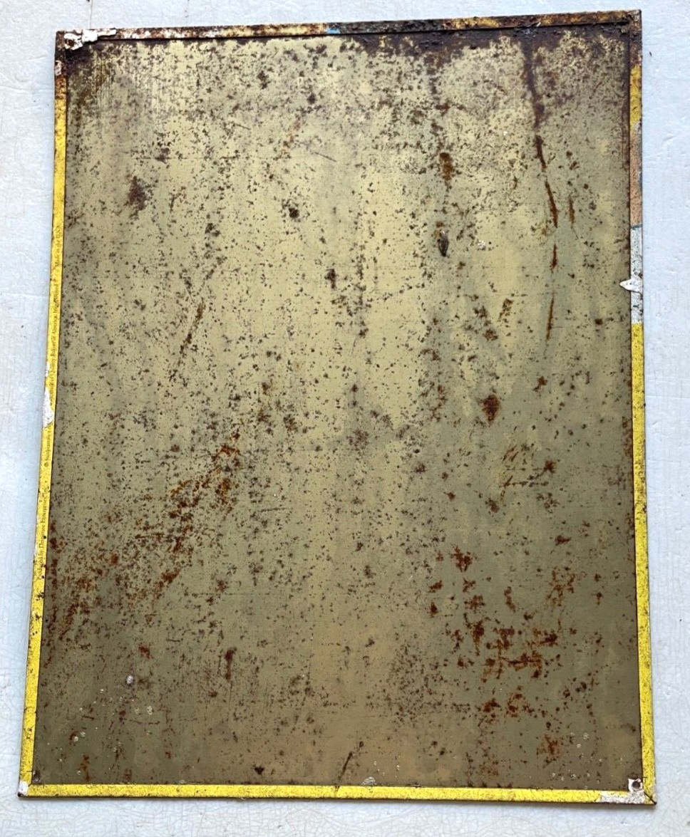 Sunbeam Bread Sign Patina Gas & Oil Station 12 I/2″X16″ 1940s 1950s 1960s 1970s