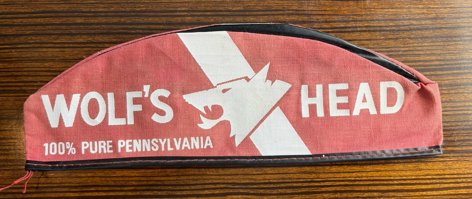 Vintage Wolf’s Head Oil Grease Monkey Gas Station Mechanic Attendant Hat Cap