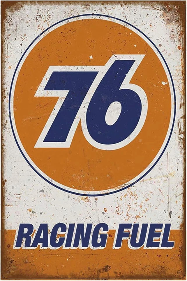 4 Pieces Reproduction Vintage , Gas Oil Car Metal Signs for Garage Man Cave Bar,