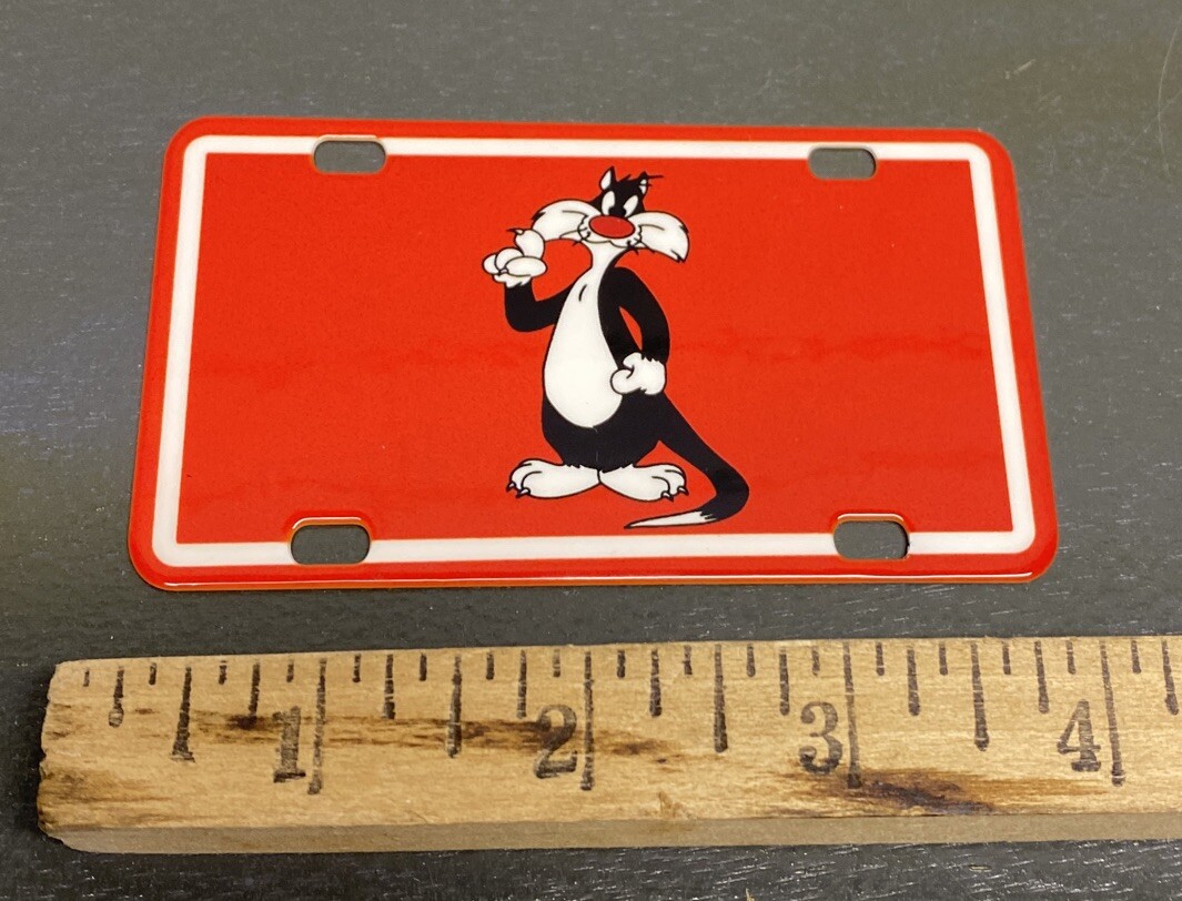Sylvester The Cat Metal Bicycle Plate Sign Cartoon Tv Animation Gas Oil