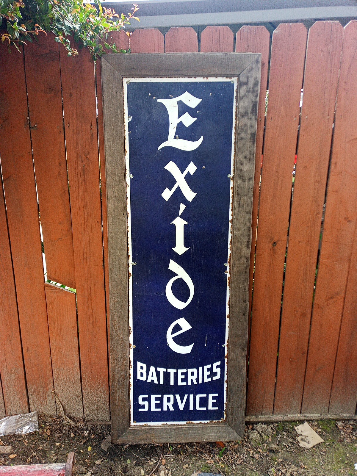 Exide Battery Service sign **Large** 5ft Tall